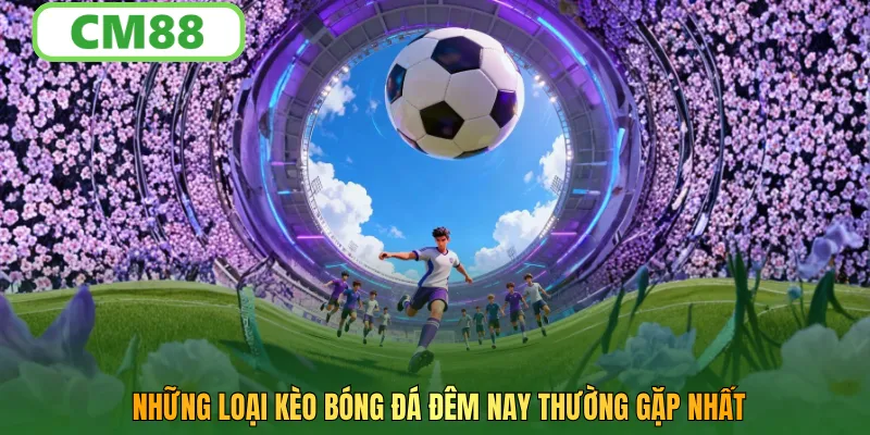 Những loại kèo bóng đá đêm nay thường gặp nhất